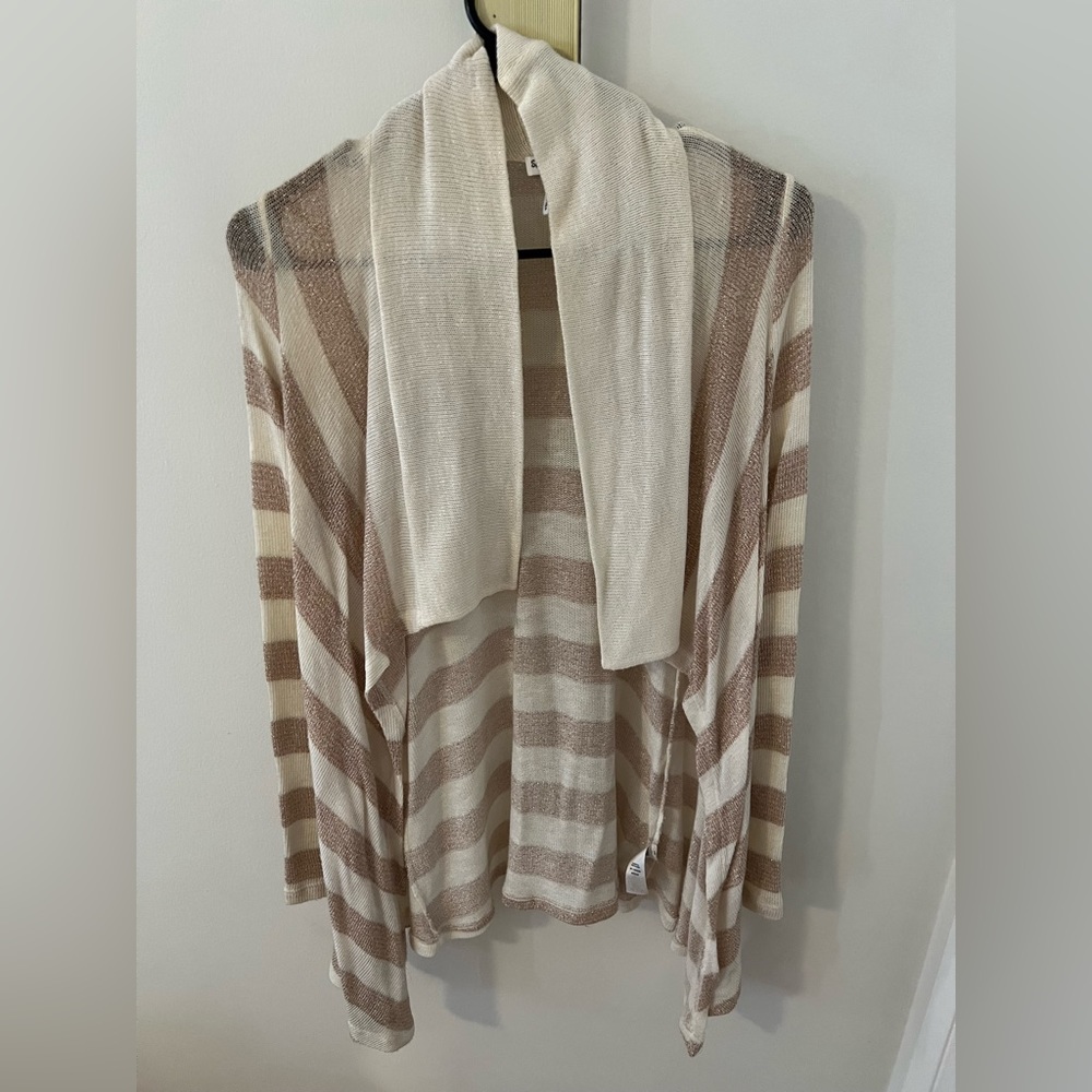 Splendid cream and gold cardigan
